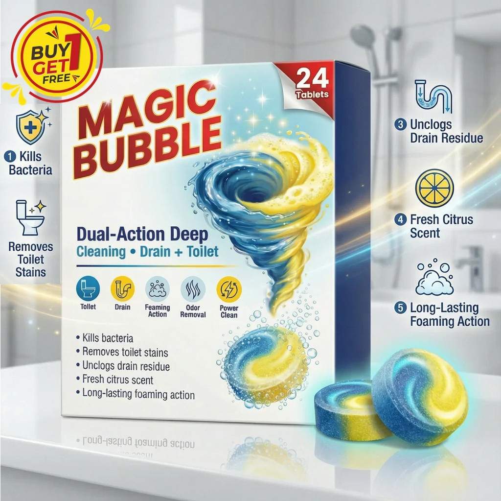 Dula Action Magic Toilet Tablet 24Tablets (Buy 1 Get 1 Free)